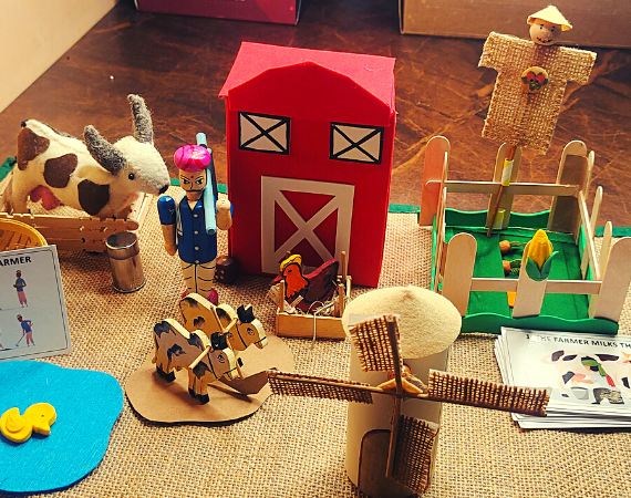 Life of a Farmer-Interactive Educational Toy for Kids