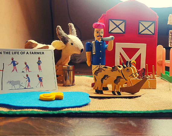 Life of a Farmer-Interactive Educational Toy for Kids