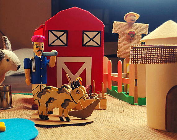 Life of a Farmer-Interactive Educational Toy for Kids