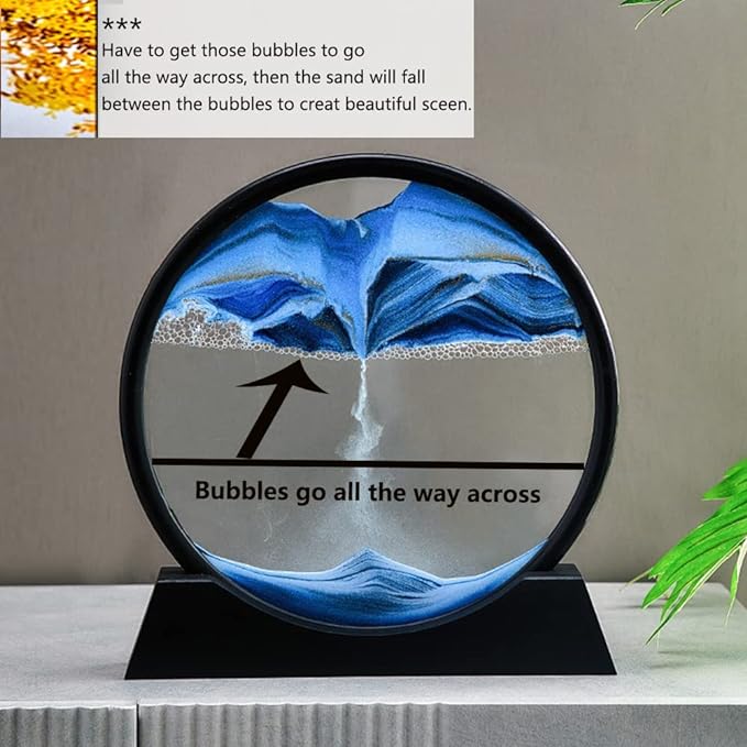 Relaxing 3D Moving Sand Art- A Unique and Perfect Gift for All Ages