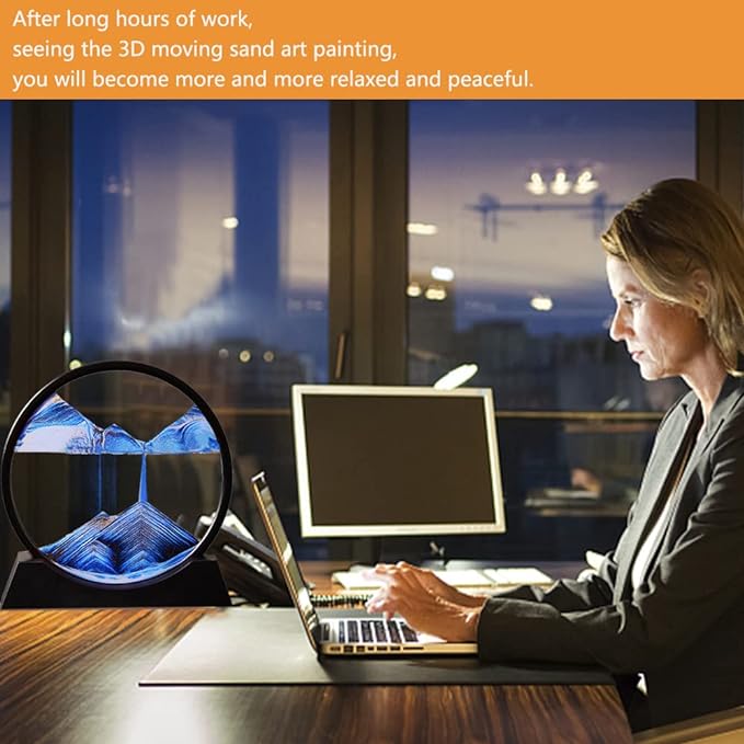 Relaxing 3D Moving Sand Art- A Unique and Perfect Gift for All Ages