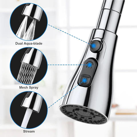 360° Elegance: Transform Your Kitchen with our 3 Modes Faucet Extension