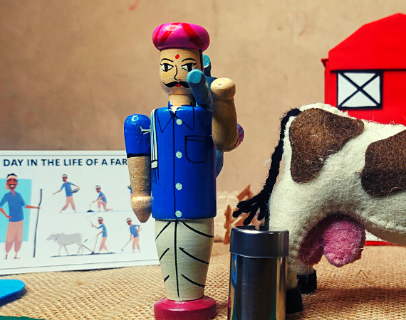 Life of a Farmer-Interactive Educational Toy for Kids