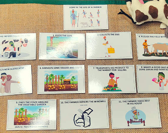 Life of a Farmer-Interactive Educational Toy for Kids