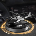 Solar Helicopter Harmony Drive: Eco-Friendly Rotating Car Fragrance