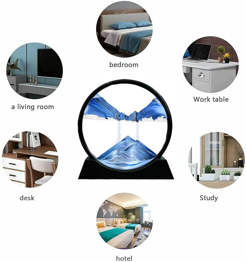 Relaxing 3D Moving Sand Art- A Unique and Perfect Gift for All Ages