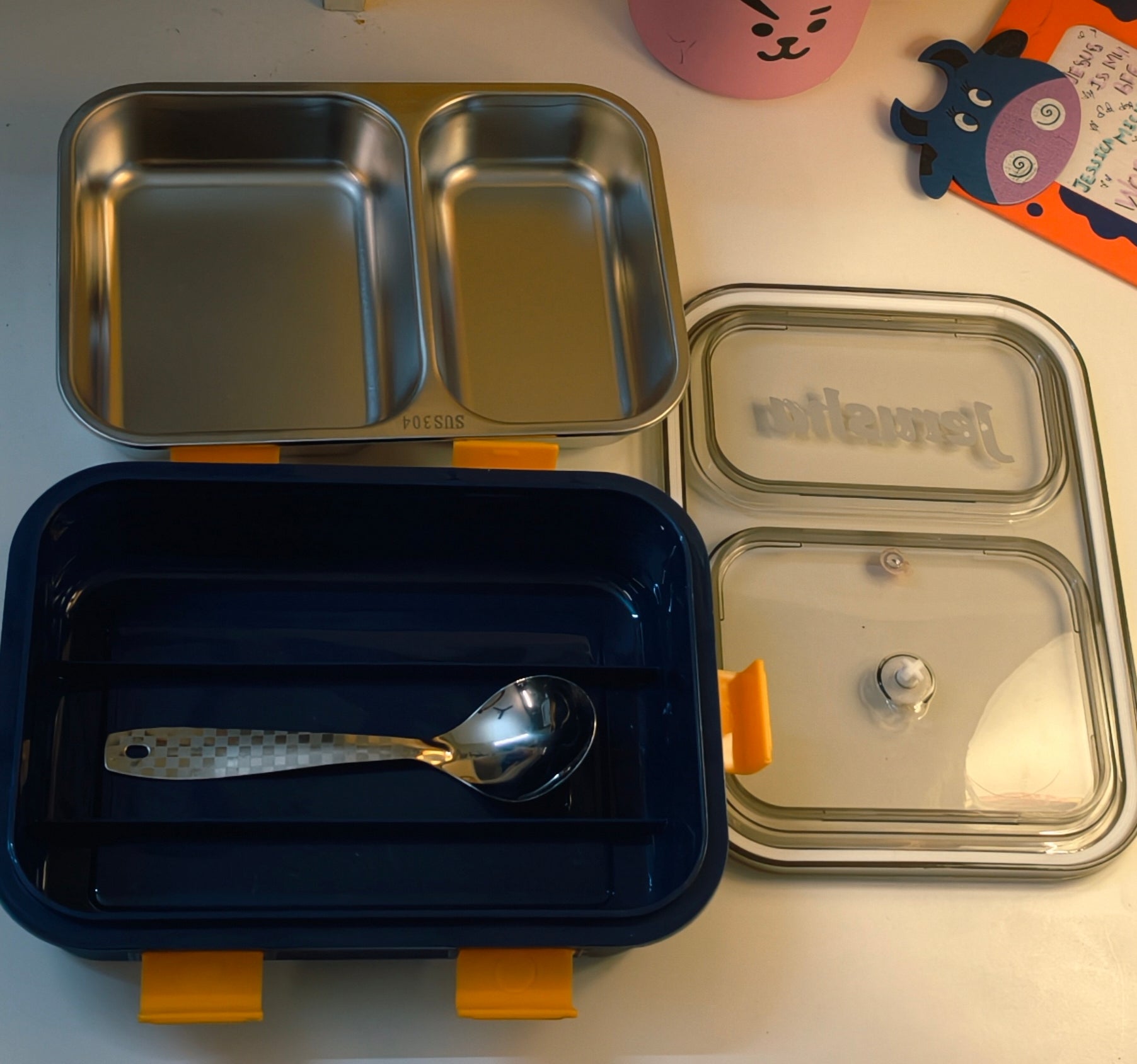 Personalized Kids Water Bottle & Lunch Box Combo