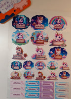 Personalized Kids Name Stickers (3D Waterproof)