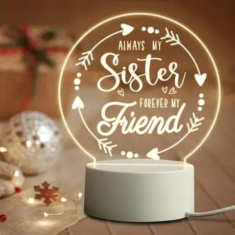 Personalized Acrylic Message Board Light LED Night Light- Gift for all ages