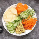 9 in 1 Multifunction Plastic Magic Rotate Vegetable Cutter