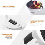 9 in 1 Multifunction Plastic Magic Rotate Vegetable Cutter