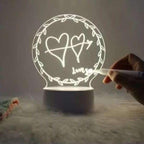 Personalized Acrylic Message Board Light LED Night Light- Gift for all ages