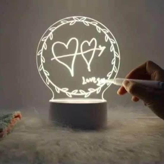 Personalized Acrylic Message Board Light LED Night Light- Gift for all ages