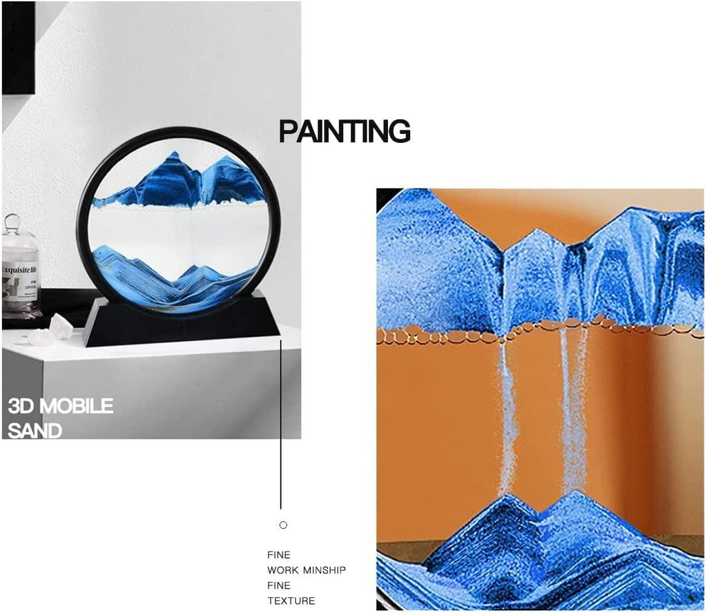 Relaxing 3D Moving Sand Art- A Unique and Perfect Gift for All Ages