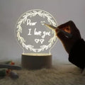 Personalized Acrylic Message Board Light LED Night Light- Gift for all ages